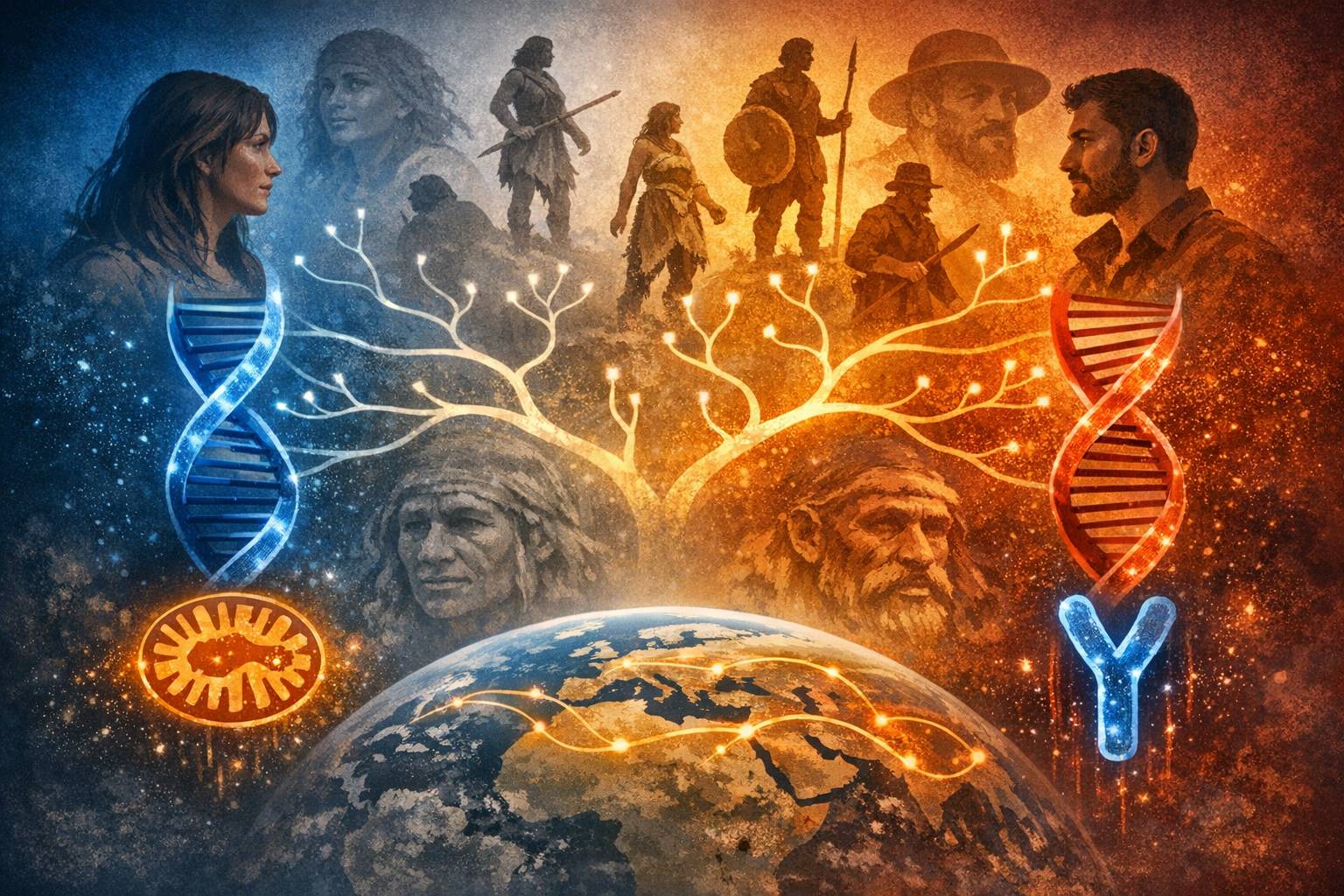 Qué es un haplogrupo (materno y paterno) y qué puede contarte un test de ADN sobre tu linaje